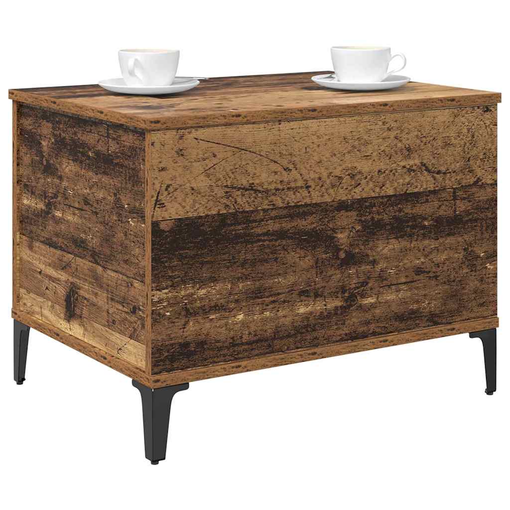 Coffee Table Old Wood 60 x 44.5 x 45 cm Engineered Wood