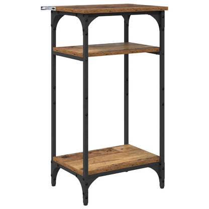 Side Table Old Wood 40 x 30 x 75 cm Engineered Wood