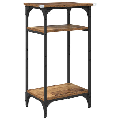 Side Table Old Wood 40 x 30 x 75 cm Engineered Wood