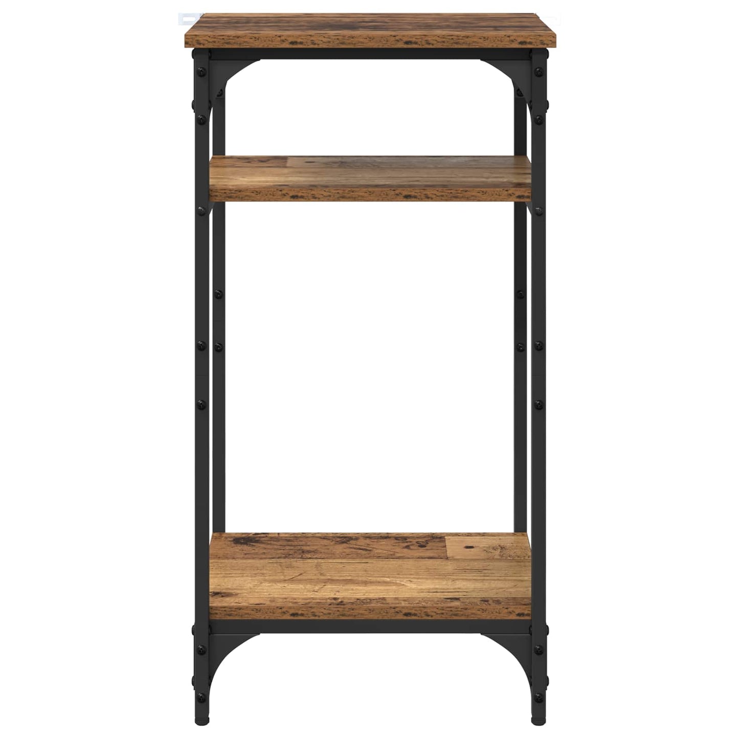 Side Table Old Wood 40 x 30 x 75 cm Engineered Wood