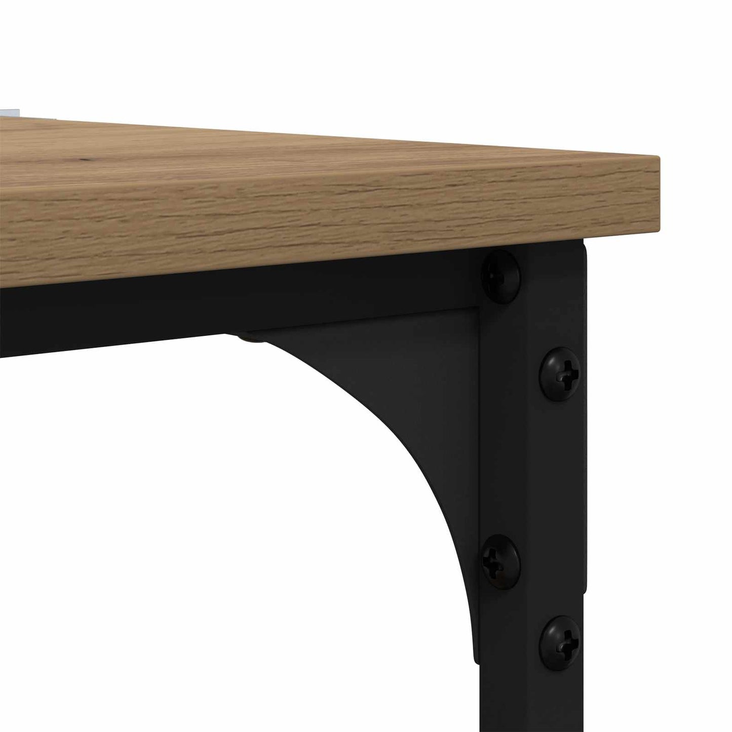 Side Table Manual Artisan Oak 40 x 30 x 75 cm Engineered Wood