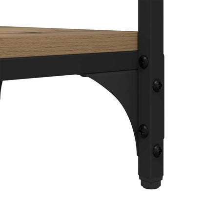 Side Table Manual Artisan Oak 40 x 30 x 75 cm Engineered Wood