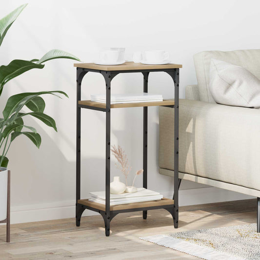 Side Table Artisan Oak 40 x 30 x 75 cm Engineered Wood