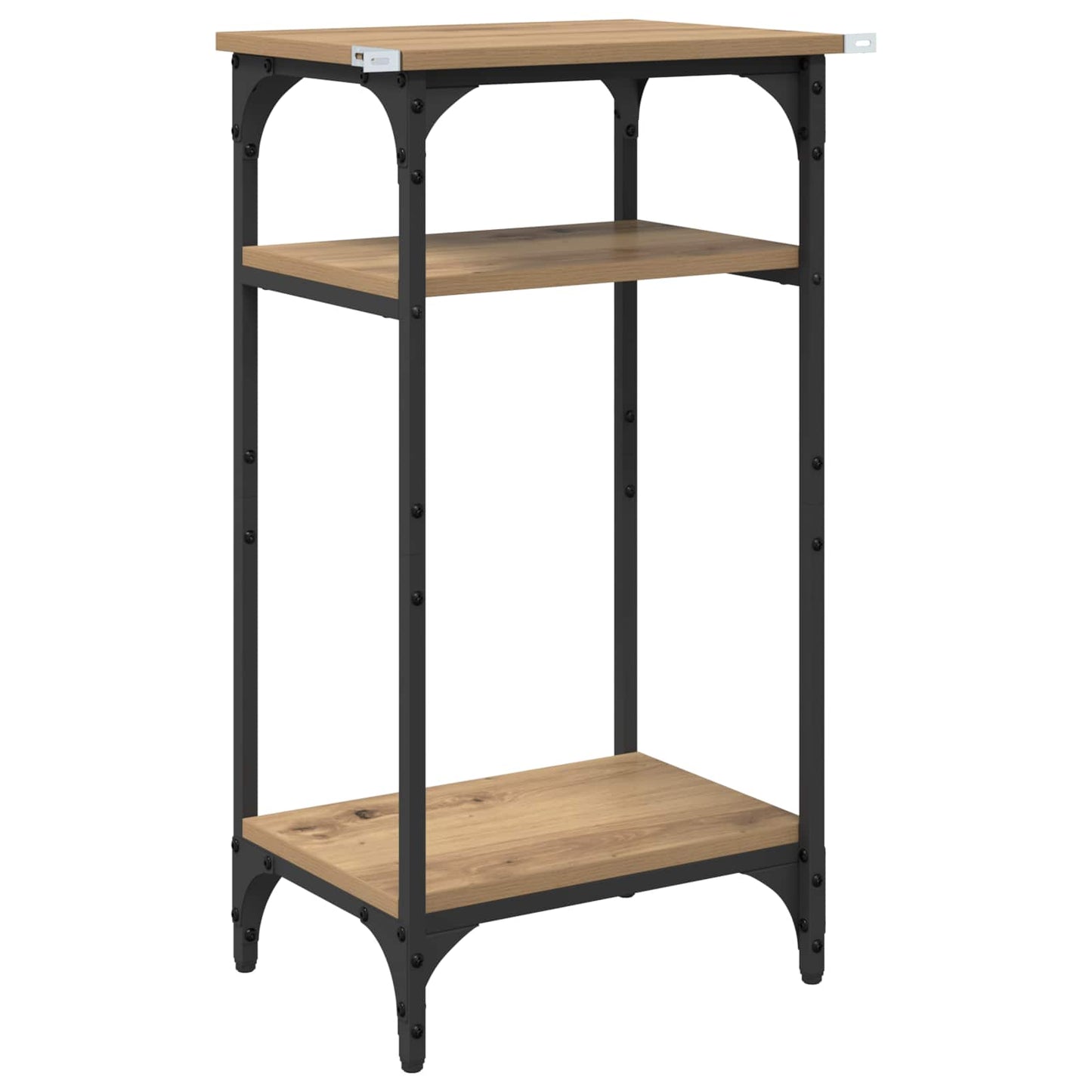 Side Table Manual Artisan Oak 40 x 30 x 75 cm Engineered Wood