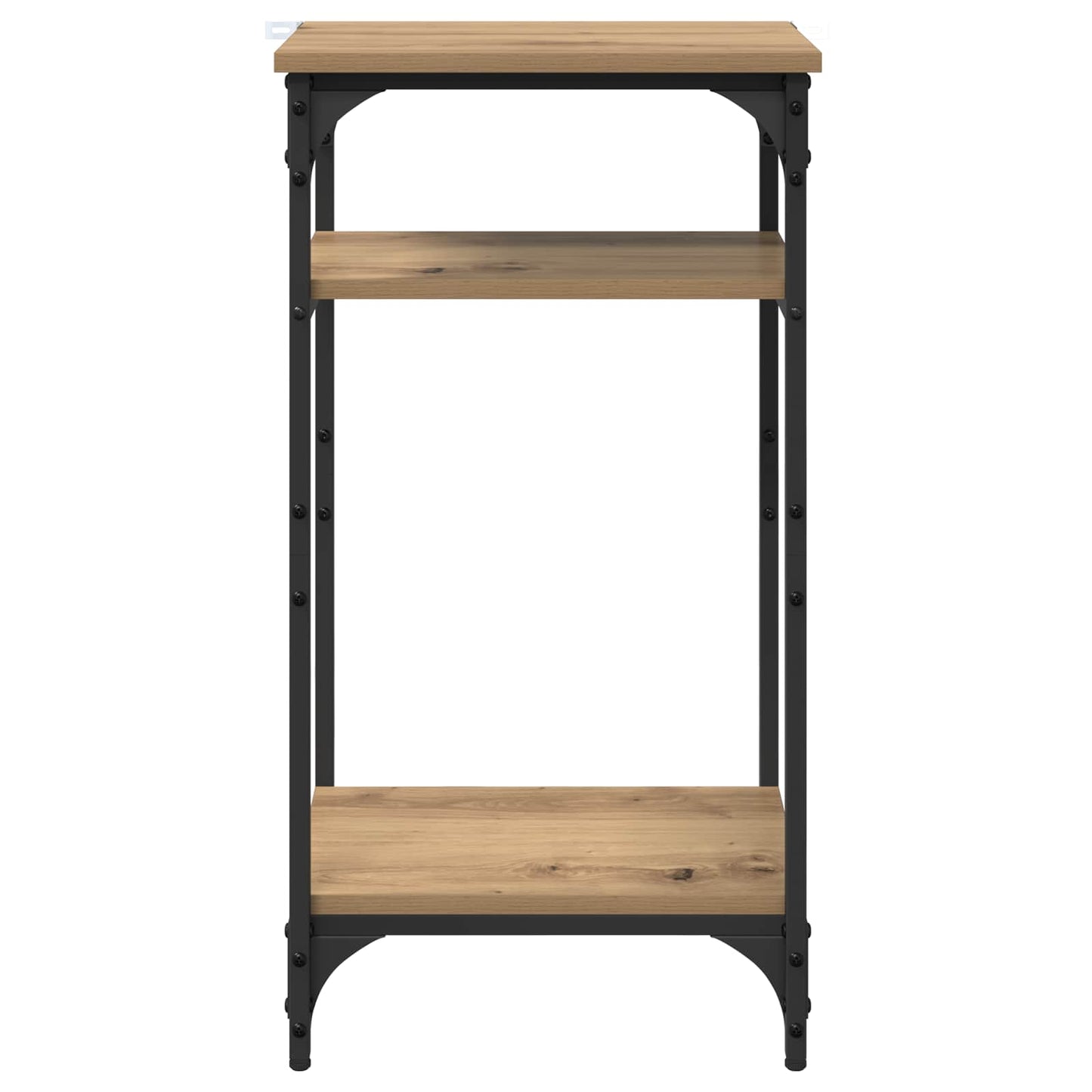 Side Table Manual Artisan Oak 40 x 30 x 75 cm Engineered Wood