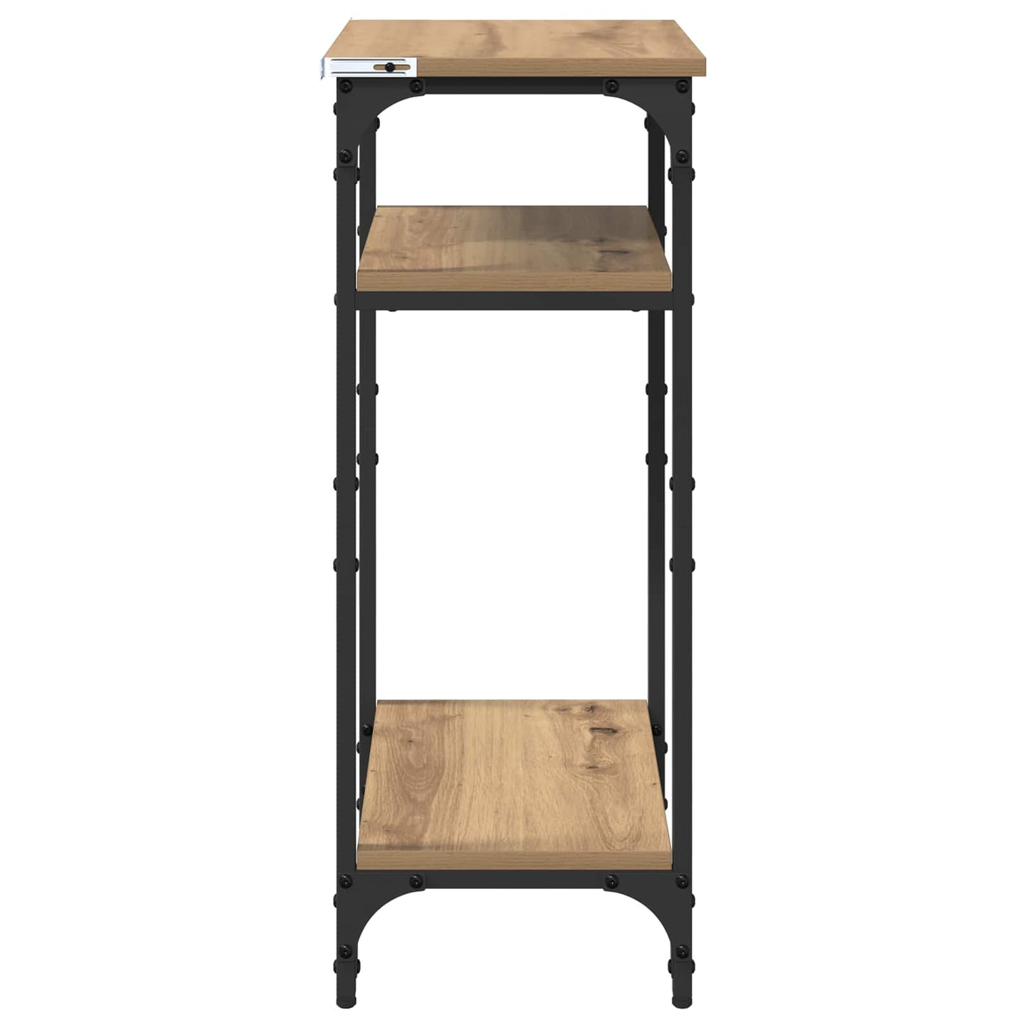 Side Table Manual Artisan Oak 40 x 30 x 75 cm Engineered Wood