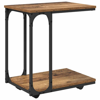 Side Table Old Wood 50 x 35 x 55.5 cm Engineered Wood