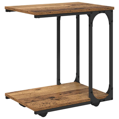 Side Table Old Wood 50 x 35 x 55.5 cm Engineered Wood