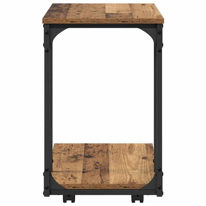 Side Table Old Wood 50 x 35 x 55.5 cm Engineered Wood