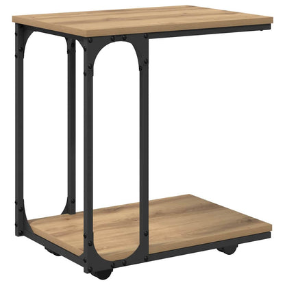 Side Table Artisan Oak 50 x 35 x 55.5 cm Engineered Wood