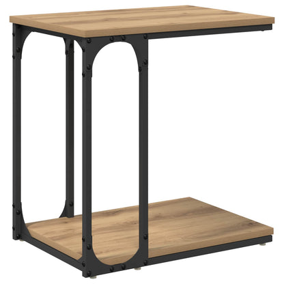 Side Table Artisan Oak 50 x 35 x 52 cm Engineered Wood