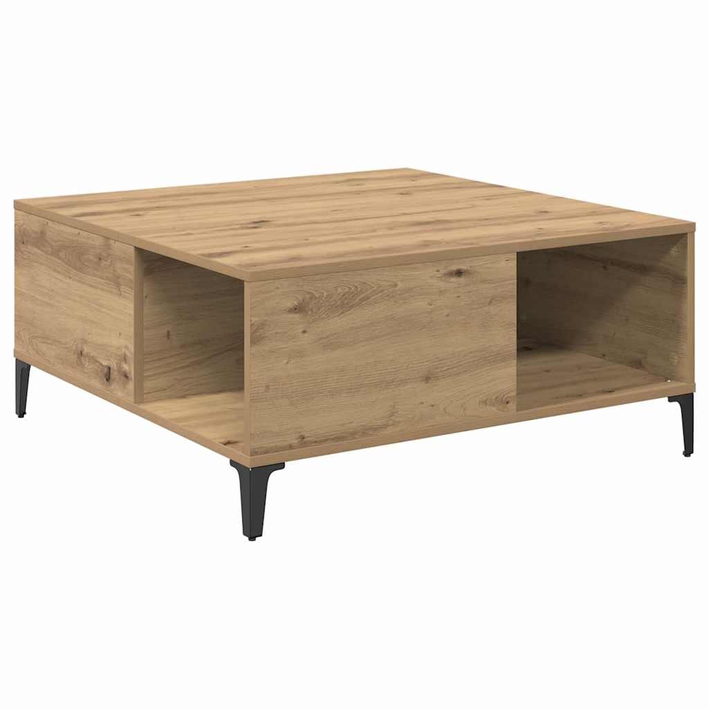 Coffee Table Artisan Oak 80 x 80 x 36.5 cm Engineered Wood