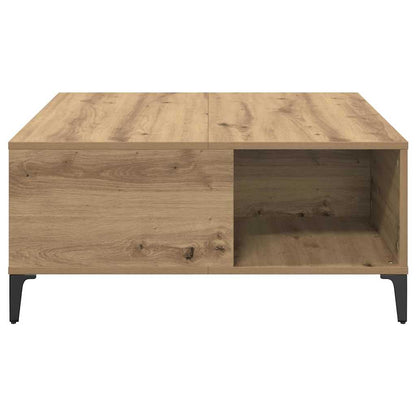 Coffee Table Artisan Oak 80 x 80 x 36.5 cm Engineered Wood