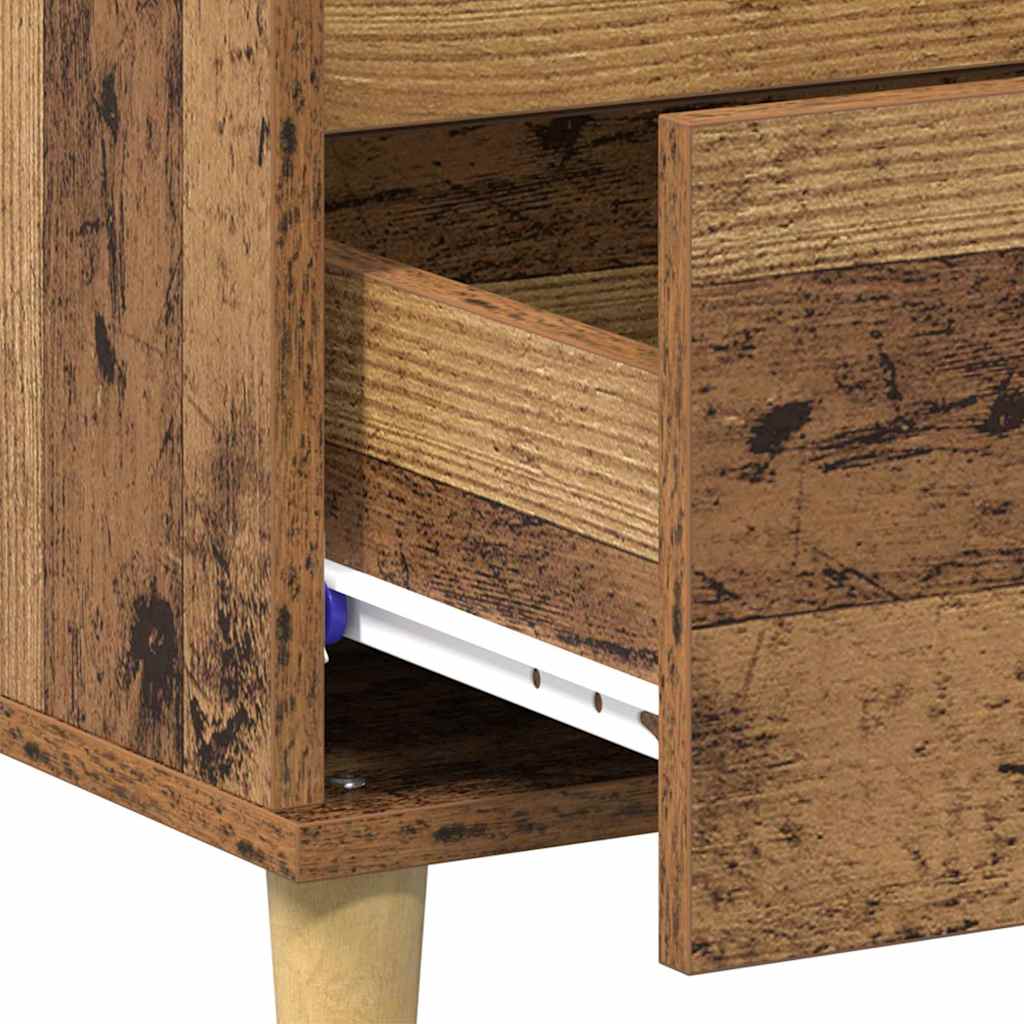 Coffee Table Old Wood 90 x 50 x 35 cm Engineered Wood