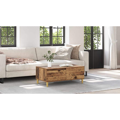 Coffee Table Old Wood 90 x 50 x 35 cm Engineered Wood