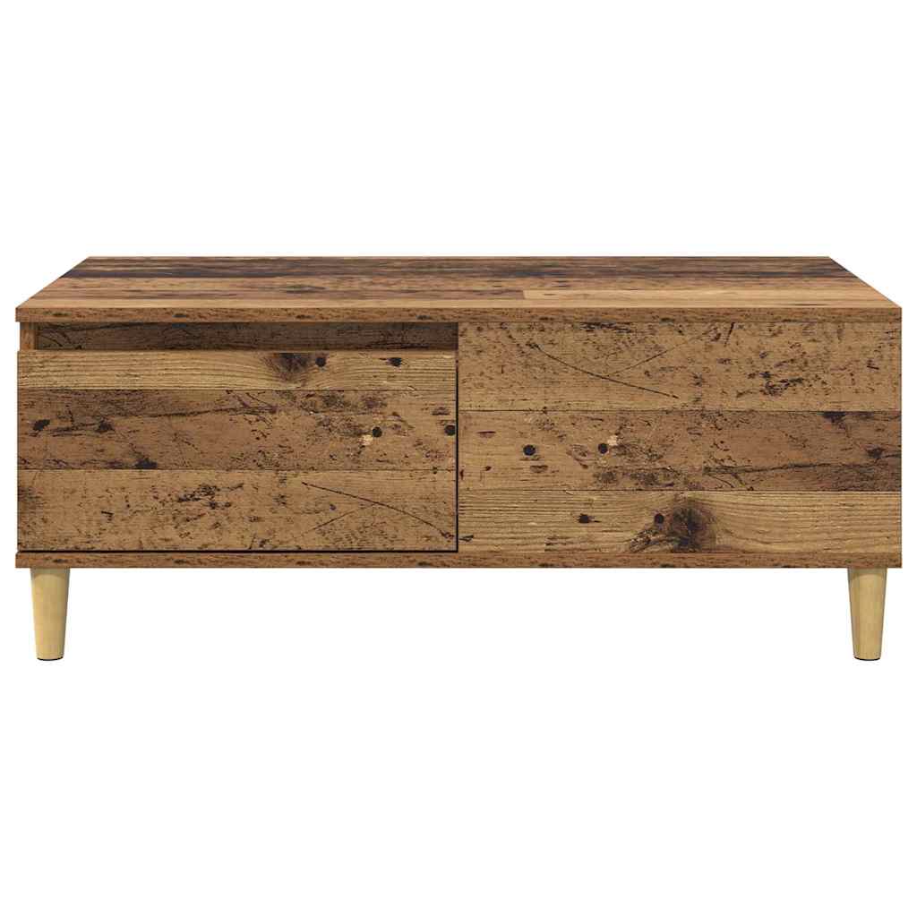 Coffee Table Old Wood 90 x 50 x 35 cm Engineered Wood