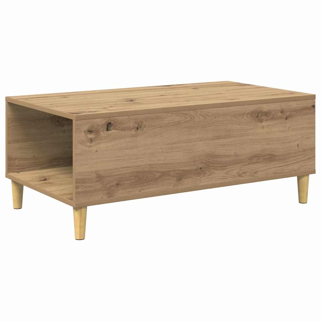 Coffee Table Artisan Oak 90 x 50 x 35 cm Engineered Wood