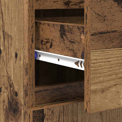 Sideboard with Drawer Old Wood 60 x 35 x 70 cm Engineered Wood