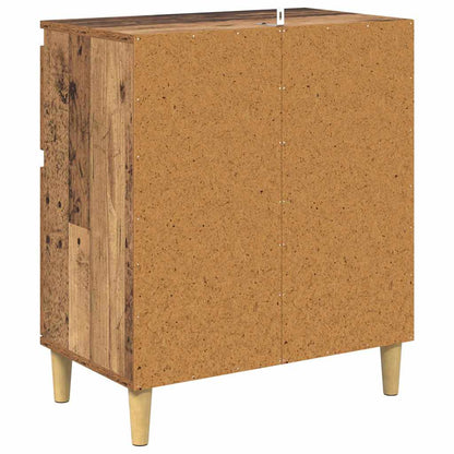 Sideboard with Drawer Old Wood 60 x 35 x 70 cm Engineered Wood