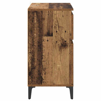 Sideboard Old Wood 60 x 35 x 70 cm Engineered Wood and Iron