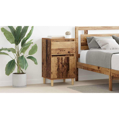 Bedside Cabinet Old Wood 40 x 35 x 70 cm Engineered Wood