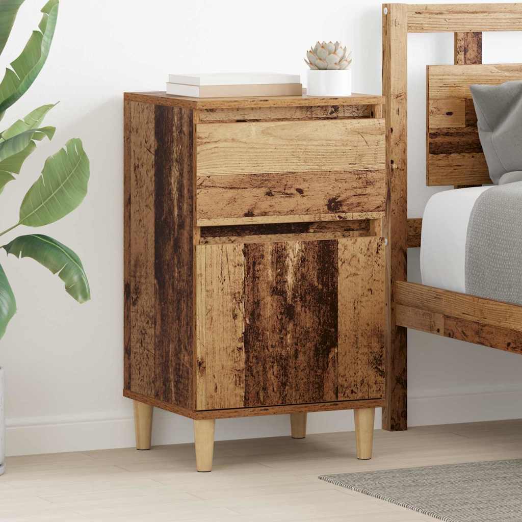 Bedside Cabinet Old Wood 40 x 35 x 70 cm Engineered Wood