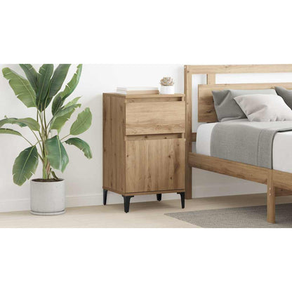Bedside Cabinet Artisan Oak 40 x 35 x 70 cm Engineered Wood