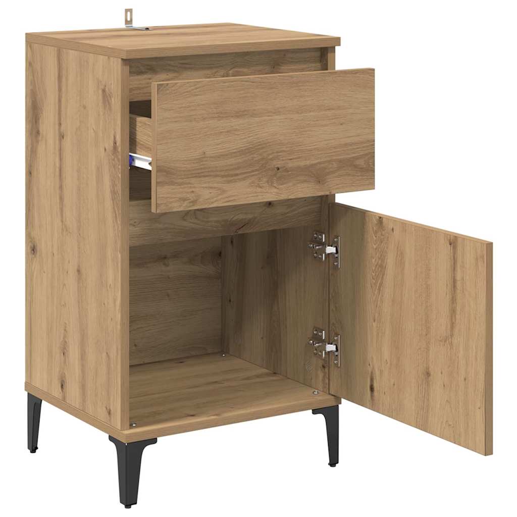 Bedside Cabinet Artisan Oak 40 x 35 x 70 cm Engineered Wood