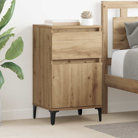 Bedside Cabinet 2 pcs Artisan Oak 40 x 35 x 70 cm