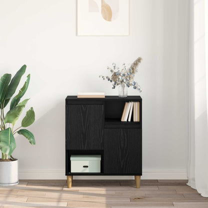 Sideboard Black oak 35 x 60 x 70 cm Engineered wood