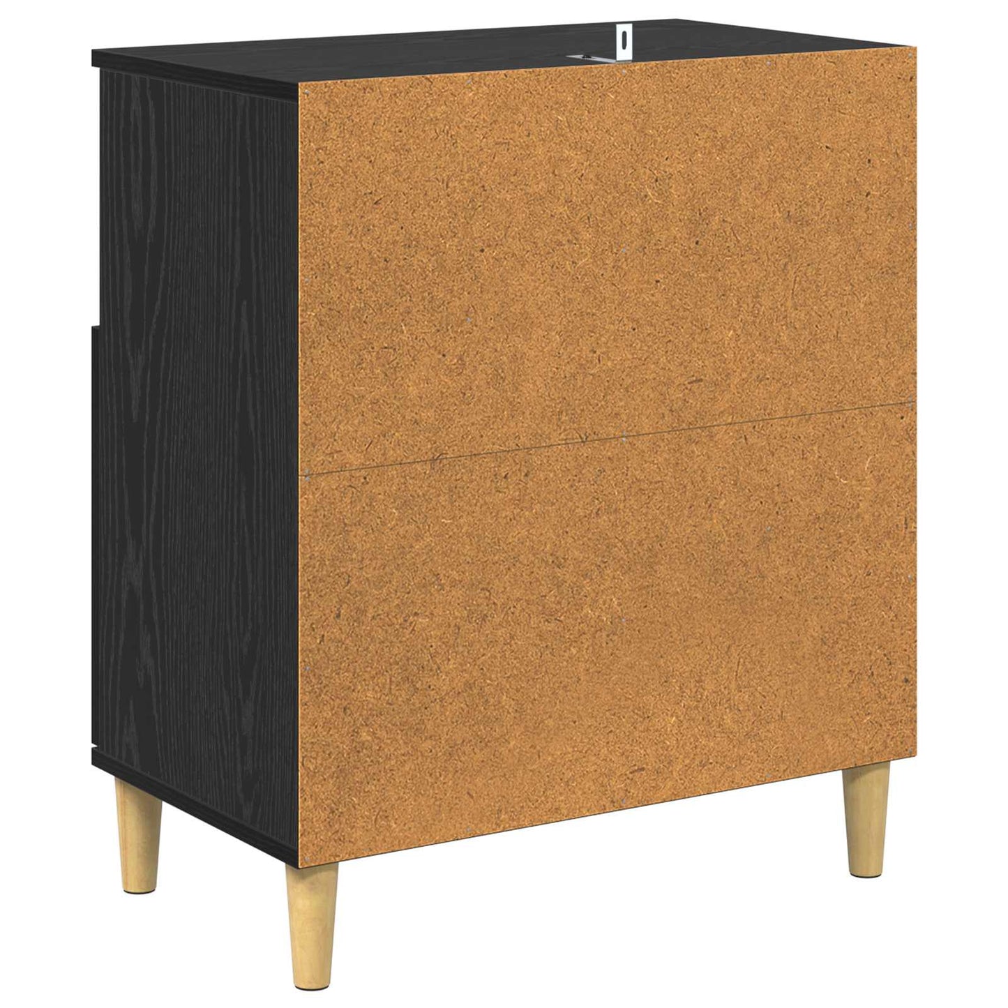 Sideboard Black oak 35 x 60 x 70 cm Engineered wood