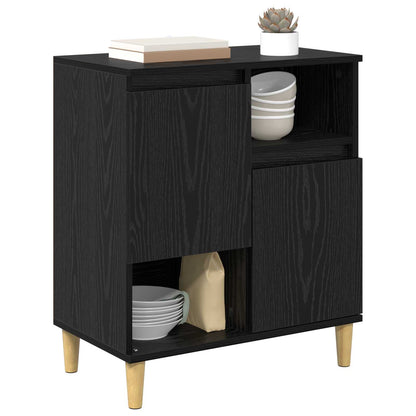 Sideboard Black oak 35 x 60 x 70 cm Engineered wood