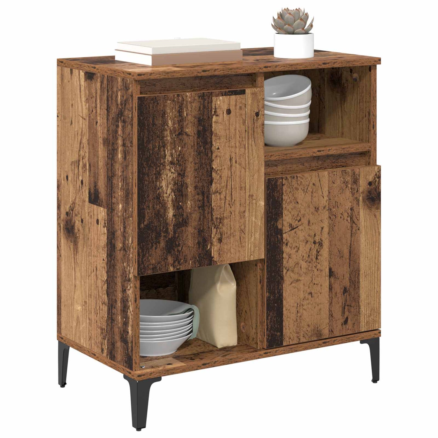Sideboard Old Wood 60 x 35 x 70 cm Engineered Wood