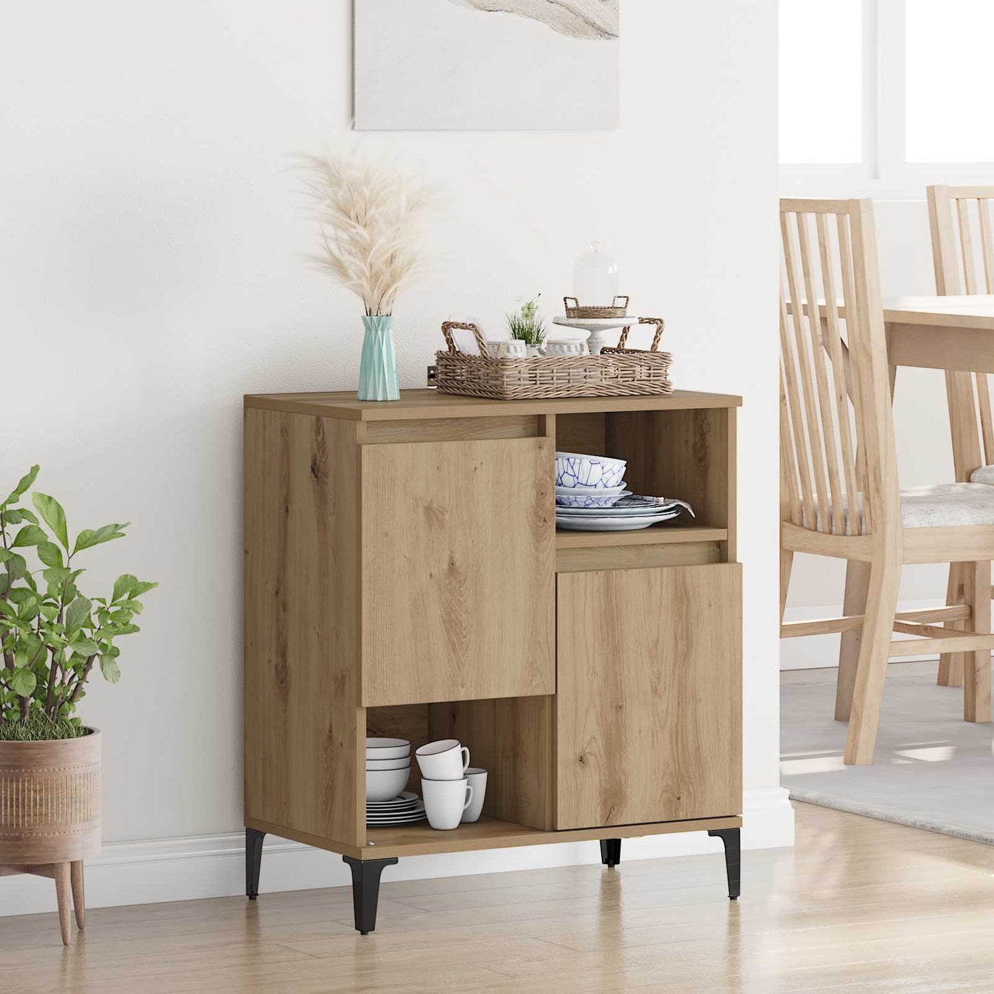 Sideboard Artisan Oak 60 x 35 x 70 cm Engineered Wood