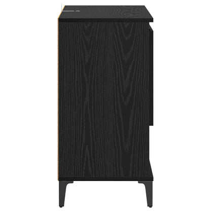 Sideboard Black Oak 60 x 35 x 70 cm Engineered Wood