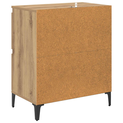 Sideboard Artisan Oak 60 x 35 x 70 cm Engineered Wood and Iron