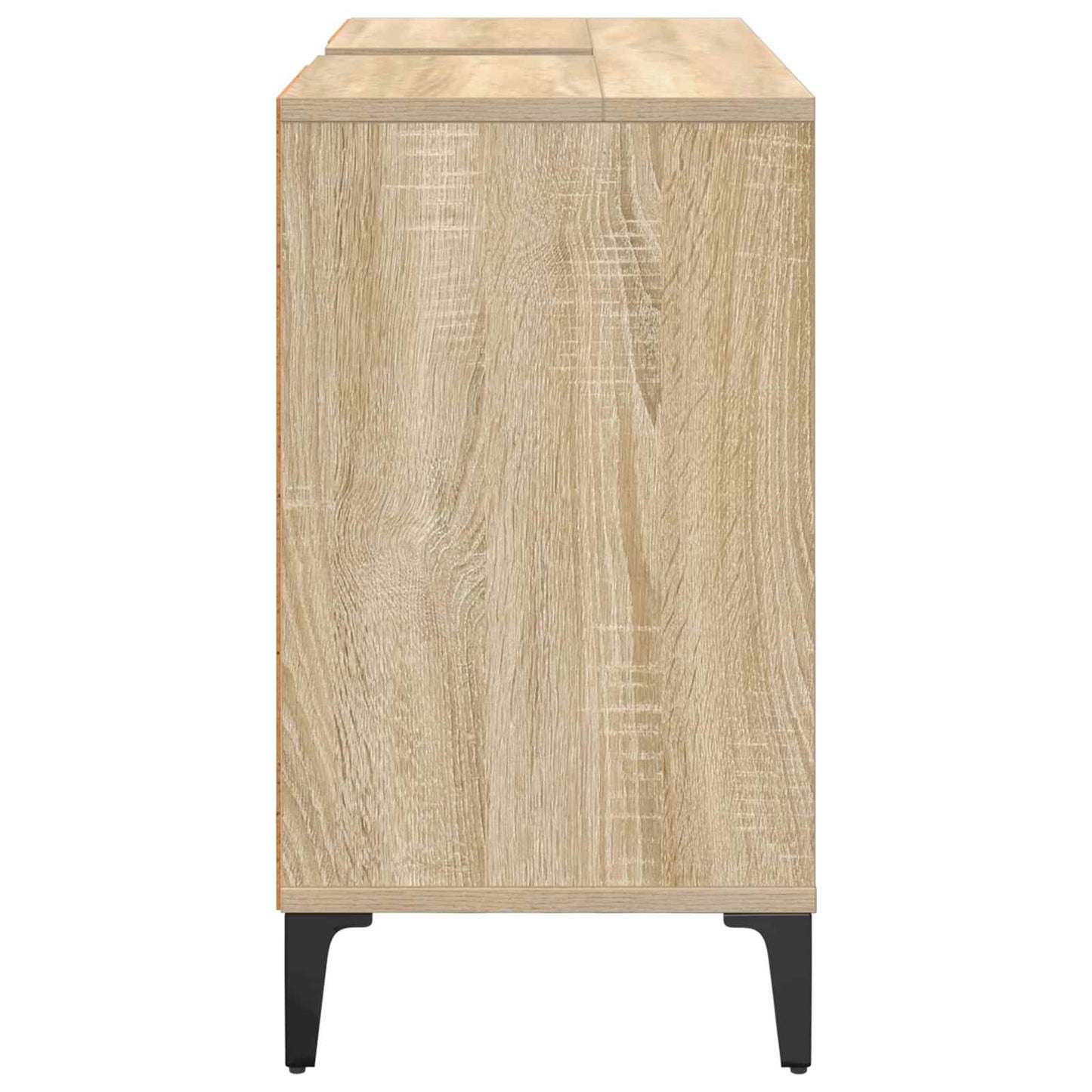 Sink cabinet with Shelf with Storage Sonoma Oak 80 x 33 x 60 cm