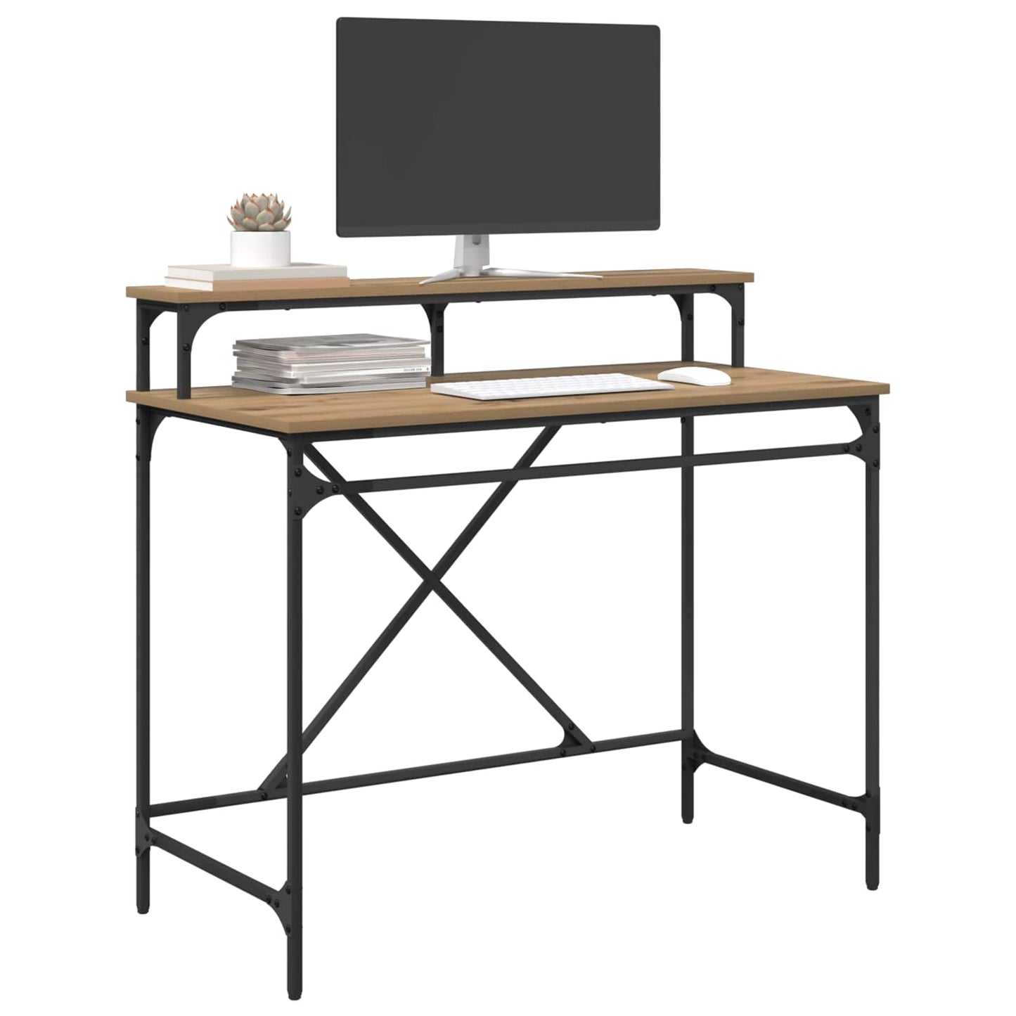 Desk Artisan Oak 100 x 50 x 90 cm Engineered Wood