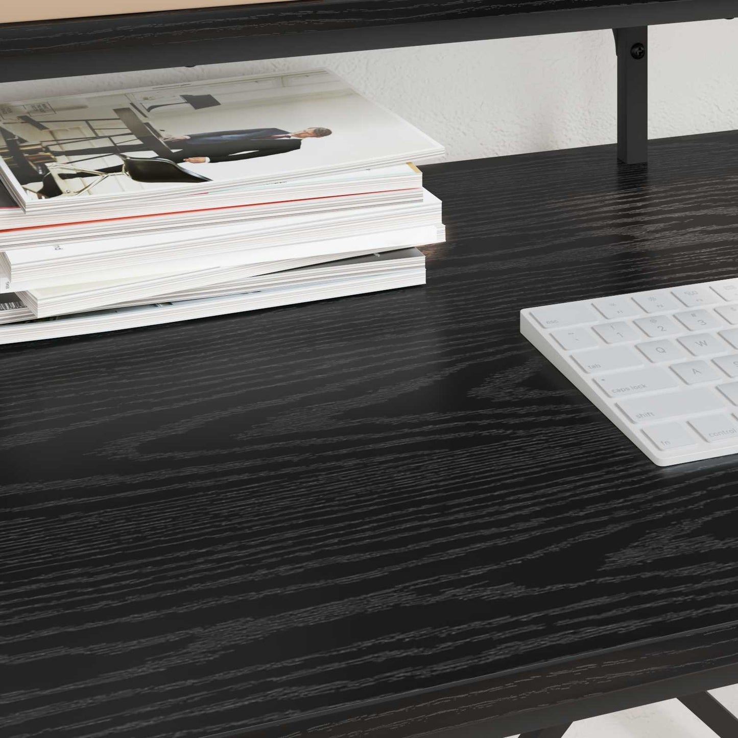 Desk Black Oak 100 x 50 x 90 cm Engineered Wood