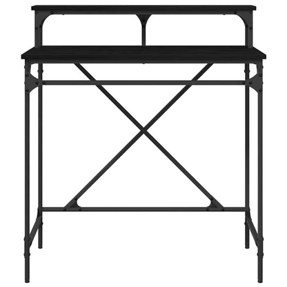 Desk Black Oak 80 x 50 x 90 cm Engineered Wood