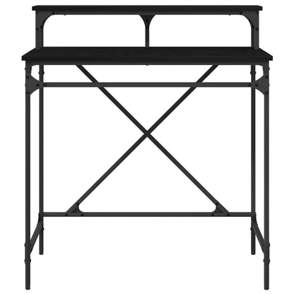 Desk Black Oak 80 x 50 x 90 cm Engineered Wood