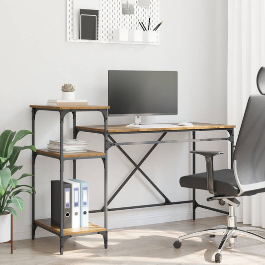 Desk Old Wood Engineered Wood 135 x 50 x 90 cm