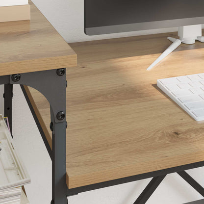 Desk Artisan Oak Engineered Wood 135 x 50 x 90 cm