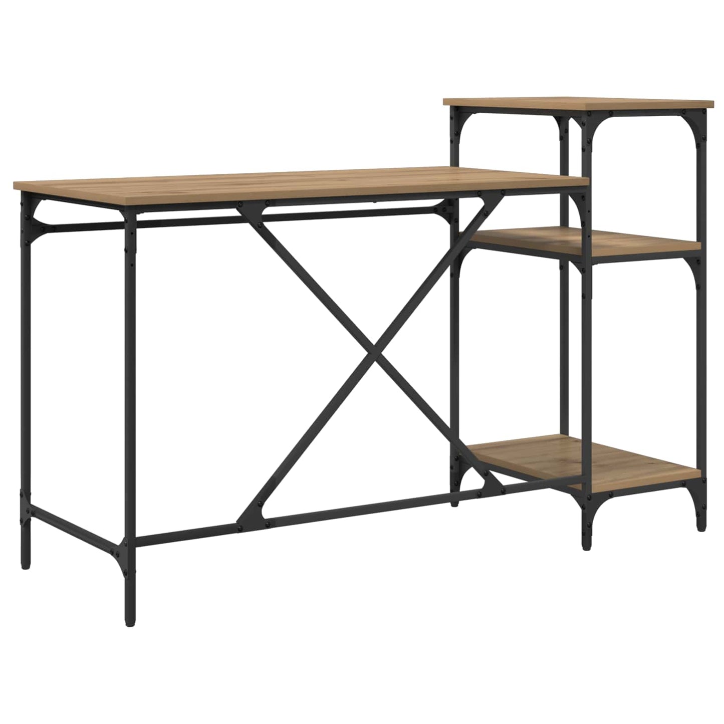 Desk Artisan Oak Engineered Wood 135 x 50 x 90 cm