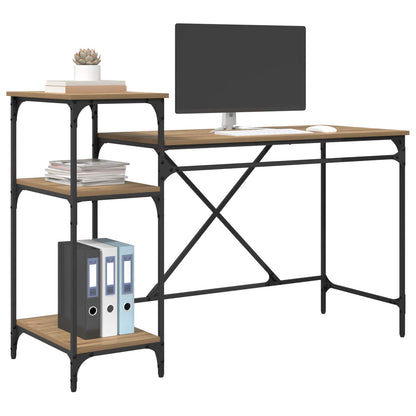 Desk Artisan Oak Engineered Wood 135 x 50 x 90 cm