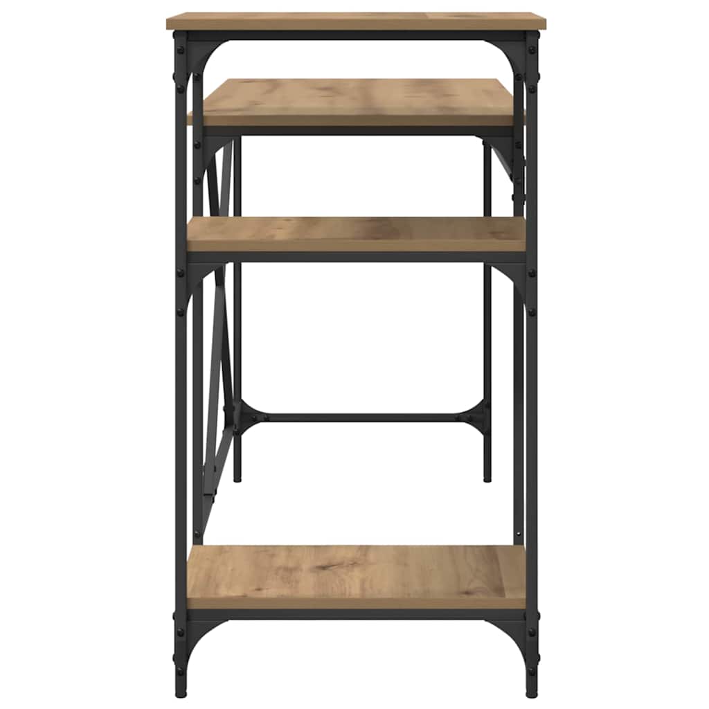 Desk Artisan Oak 135 x 50 x 90 cm Engineered Wood