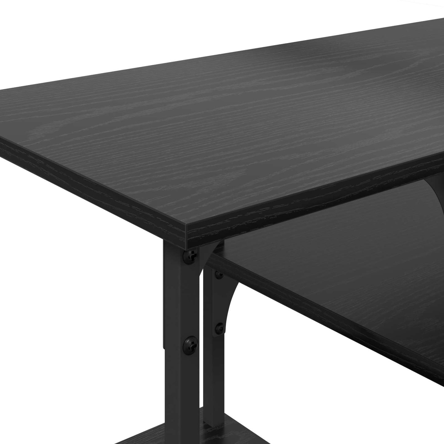 TV Cabinet Black Oak 102 x 35 x 45.5 cm