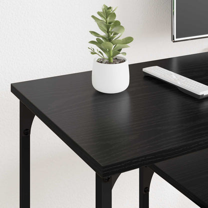TV Cabinet Black Oak 102 x 35 x 45.5 cm