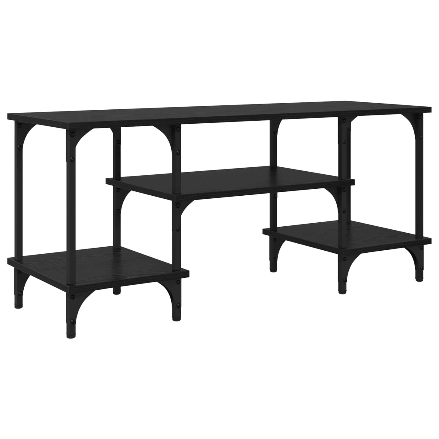 TV Cabinet Black Oak 102 x 35 x 45.5 cm