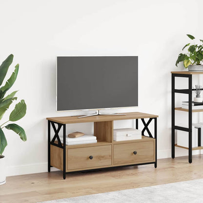 TV Cabinet 90 x 33 x 45 cm Artisan Oak